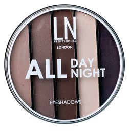 Тіні для повік LN Professional All Day All Night Eyeshadows, відтінок 01, 8,2 г