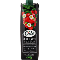 Напій соковий Cido Exclusive Суниця-журавлина 1 л