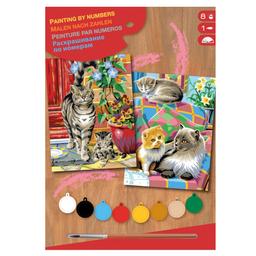 Набор для творчества Sequin Art Painting By Numbers Junior-Pairs Cats (SA0213)