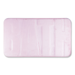Килимок для ванної кімнати Offtop, 75х45 см, рожевий (855739)