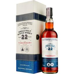 Виски Tobermory 22 Years Old 1st Fill Allier Single Malt Scotch Whisky, в подарочной упаковке, 56,6%, 0,7 л