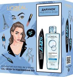 Подарунковий набір L’Oréal Paris: Туш Bambi Oversized Eye 8.9 мл + Міцелярна вода Skin Expert Micellar Water, 200 мл (ZUA03152)