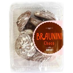 Печиво Богуславна Braunini Choco Брауніні зі смаком шоколаду в цукровій пудрі 300 г (807967)