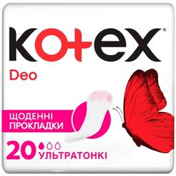 Ежедневные прокладки Kotex Deo Ultraslim 20 шт.