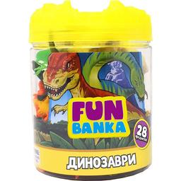 Ігровий міні-набір Fun Banka Динозаври, 28 предметів (320387-UA)