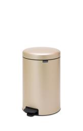 Бак для мусора Brabantia Pedal Bin, шампань, 20 л (304460)