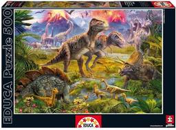 Пазл Educa Встреча динозавров, 500 элементов (EDU-15969)