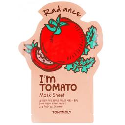 Маска тканинна для обличчя Tony Moly I'm Tomato Mask Skin Glow Томат, 21 мл