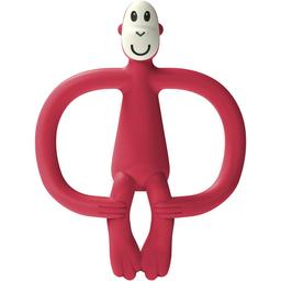 Іграшка-прорізувач Matchstick Monkey Мавпочка, без хвоста, 11 см, червона (MM-ONT-019)