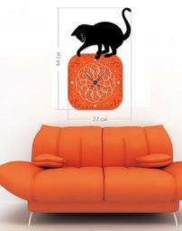 Настенные часы Art-Life Collection, 27х44 см, оранжевый (1A-6-27x44_pr)