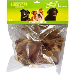 Ласощі для собак Lucky Pet Вухо свинне 3 шт.