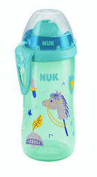 Поїльник Nuk First Choice Flexi Cup, c силіконовою трубочкою, 300 мл, блакитний (3954044)