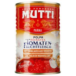 Томати очищені Mutti різані з часником 400 г (782734)