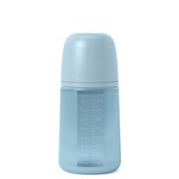 Пляшечка для годування Suavinex Colour Essence, фізіологічна соска, повільний потік, 240 мл, блакитна (308071)