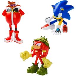 Набір ігрових фігурок Sonic Prime - Сонік, Наклз, Лікар Егман, 6,5 см (SON2020D)