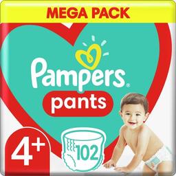 Підгузки-трусики Pampers Pants 4+ (9-15 кг), 102 шт.