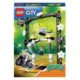 Конструктор LEGO City Испытание трюков с нокдауном, 117 деталей (60341)