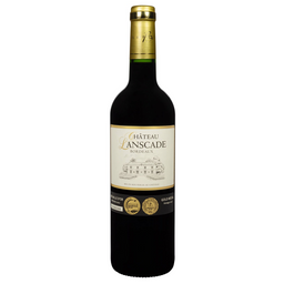 Вино Chateau Lanscade Bordeaux, червоне, сухе, 0,75 л