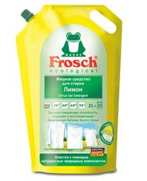Рідкий засіб Frosch Лимон, для прання білих тканин, 2 л