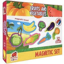 Магнітний набір Roter Kafer Овочі та фрукти з дошкою (RK2090-06)