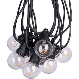 Электрогирлянда-ретро Yes! Fun уличная LED 10 ламп 8 м тепло-белая (801170)