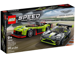 Конструктор LEGO Speed Champions Aston Martin Valkyrie AMR Pro і Aston Martin Vantage GT3, 592 деталей (76910)