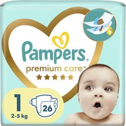 Підгузки Pampers Premium Care 1 (2-5 кг) 26 шт.