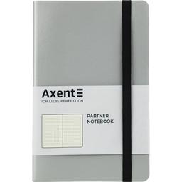Книга записна Axent Partner Soft A5- у крапку 96 аркушів срібляста (8312-34-A)