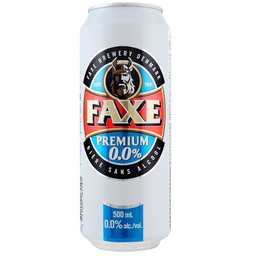 Пиво безалкогольне Faxe Free, світле, 0,5%, з/б, 0,5 л (799849)