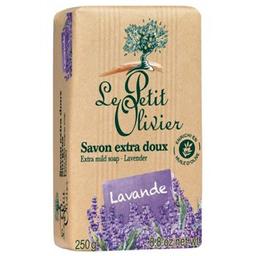 Екстра ніжне мило Le Petit Olivier 100% vegetal oils soap Лаванда 250 г (3549620005509)