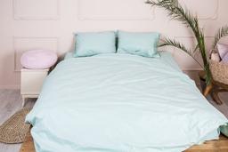 Комплект постельного белья Ecotton, евростандарт, 4 единицы, светло-голубой (22238)