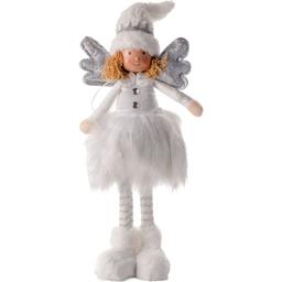 Новогодняя игрушка Novogod'ko Ангел в белом LED крылья 52 см (974830)