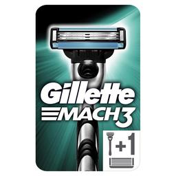 Бритвенный станок Gillette Mach 3, с 2 сменными картриджами