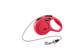 Повідець-рулетка Flexi Classic XS, для собак до 8 кг, трос 3 м, червоний (CL00C3.251.R)