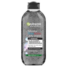 Гель-вода з вугіллям Garnier Pure Active, для очищення шкіри обличчя, схильної до появи чорних цяток, 400 мл