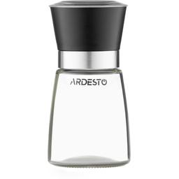 Млинок для солі та перцю Ardesto Gemini, чорний, скло, пластик (AR2101BL)