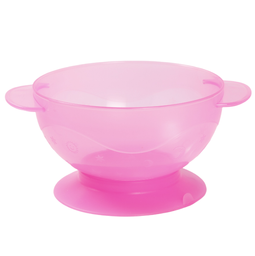 Тарелка на присоске Lindo, 400 мл, розовый (Рк 033 роз)