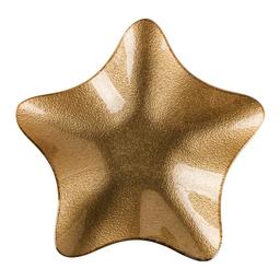 Тарелка Offtop Звезда, золотистый (854980)