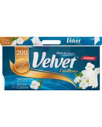 Туалетная бумага Velvet Excellence, трехслойная, 8 рулонов (4200015)