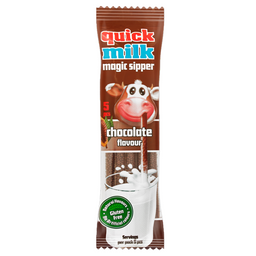 Карамель Quick Milk Чарівна соломка з шоколадом, 30 г (725385)