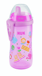 Поильник Nuk Evolution Kiddy Cup, 300 мл, розовый (3952389)