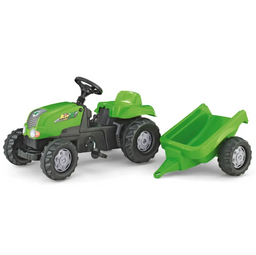 Педальный трактор Rolly Toys rollyKid-X, зеленый (12169)
