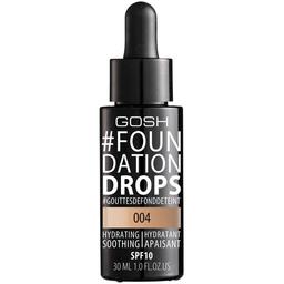 Тональна основа Gosh Foundation Drops, SPF10, відтінок 004 (natural), 30 мл
