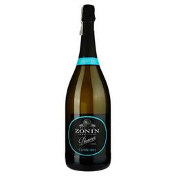 Вино ігристе Zonin Prosecco Spumante Brut Cuvee 1821 DOC, біле, брют, 11%, 1,5 л