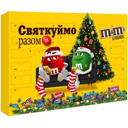 Набор M&M's & Friends Рождественский календарь 526.5 г