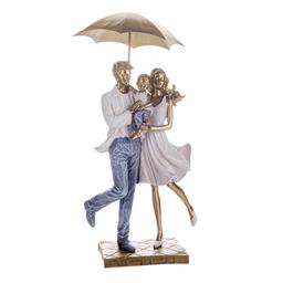 Фігурка декоративна Lefard Сім'я з парасолькою, 31 см (192-063)