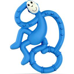 Игрушка-прорезыватель Matchstick Monkey Маленькая танцующая Обезьянка, 10 см, синяя (MM-МMT-002)