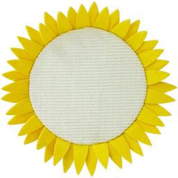 Когтеточка-коврик Lucky Pet Солнышко 33 см желтая