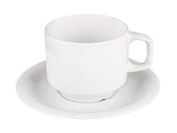 Чашка з блюдцем Lefard Frig, 250 мл, білий (39-055)