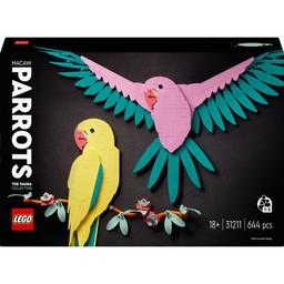Конструктор LEGO Art Коллекция фауны. Попугаи Ара 644 детали (31211)